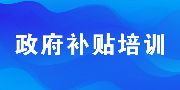 政府補貼類培訓(xùn)